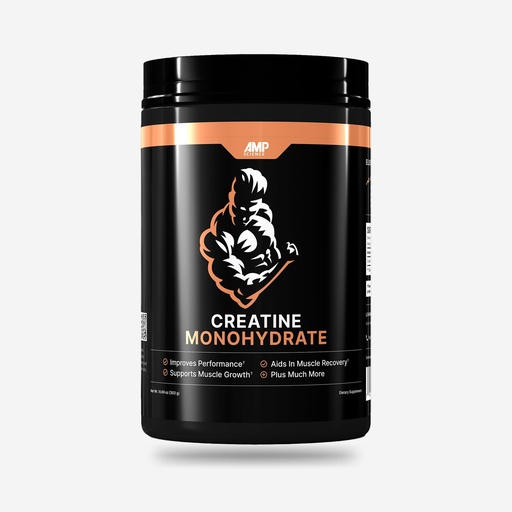 [BRSREAIOA5YQK3TX] AMP Science® Creatine Monohydrate 60 Servings – Pure Unflavored Creatine Powder for Strength, Muscle Growth, Power, Recovery & High-Intensity Training