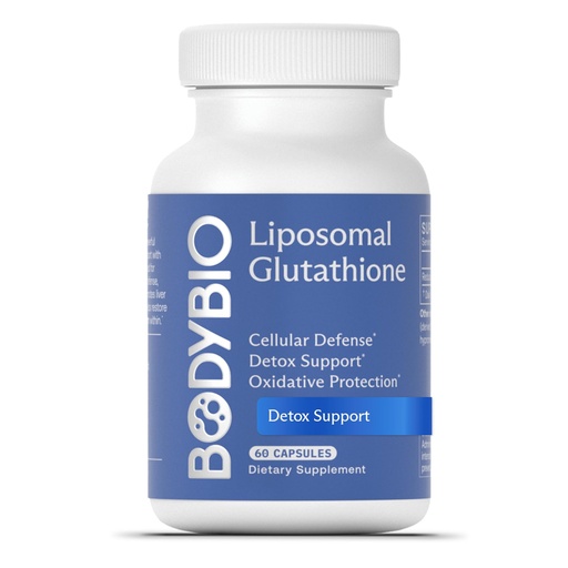 [BRSW2ALYORYRY2TJ] BodyBio Liposomal Glutathione - Master Antioxidant for Cellular Protection, Advanced Liposomal Absorption for Detox & Toxin Removal
