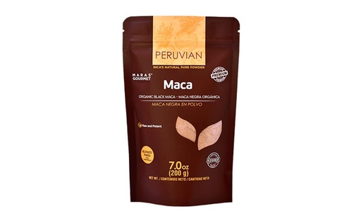 [BRSRABL3OF6BY3I2] MARAS Organic | Peruvian Black Maca | Gelatinized Root Powder – Certified Kosher Superfood for Energy, Vitality & Immunity | High in Natural Vitamins & Minerals | 7oz (200g)