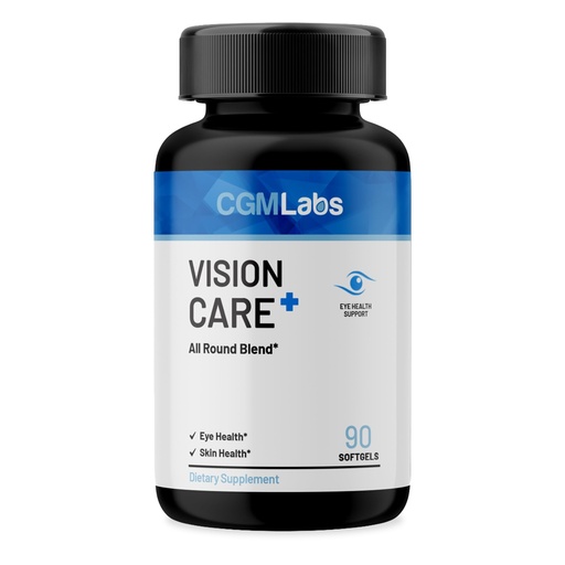 [BRSRMAAZC4PWYFI4] Vison Care Plus - Complete Dietary Supplement for Your Vision- Lutein 20mg, Zeaxanthin, Vitamin A, Bilberry Extract - 90 Softgels by CGM Labs