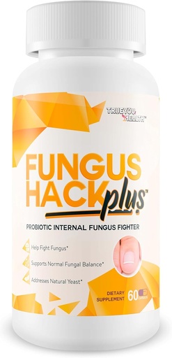 [BRSWGADQOUHRUF3A] Fungus Hack Plus Probiotic Internal Fungus Fighter - Antifungal Probiotic - Nail Fungus Treatment - This Toe Fungus Treatment is Designed to Balance Probiotics to Help Fight Off Fungus