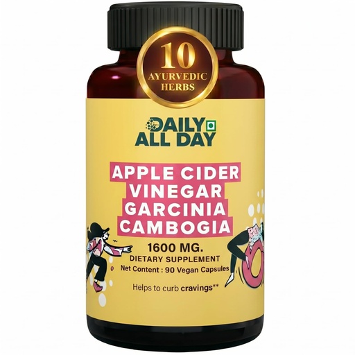 [BRSRGYAKBZYQ2EQ4] Apple Cider Vinegar Capsules with Garcinia Cambogia, Ayurvedic 10-Herb Metabolic & Gut Support, Gymnema, Fenugreek, Green Coffee, Ginger, Green Tea, Triphala, 45 Day Supply