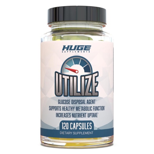 [BRSROBAHO4OW2FI3] Utilize Glucose Disposal Agent (GDA), Carb Blocker & Nutrient Partitioner, Support Healthy Metabolic Function with 1.5g Berberine, 500mg Bitter Melon, 125mg Cinnamon & More (120 Capsules)
