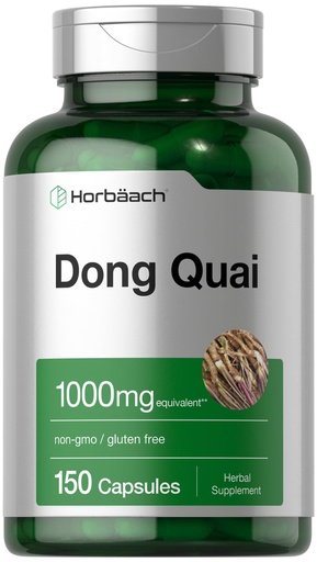 [BRSRO23YDEBG2232] Horbäach Dong Quai Capsules | 150 Count | Non-GMO and Gluten Free Supplement | Traditional Herb