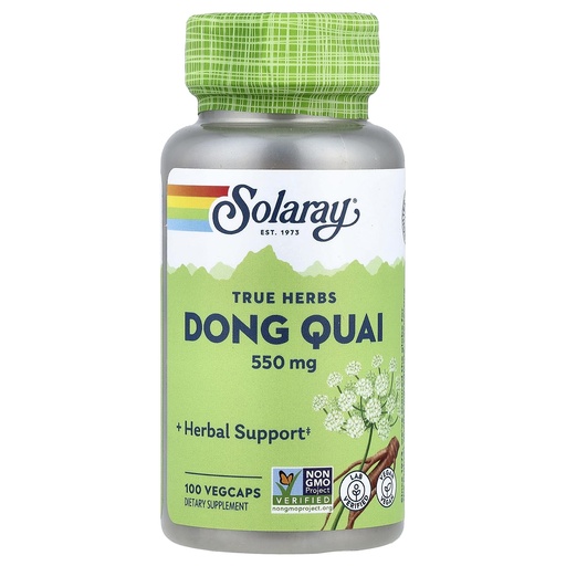 [BRSWIYQAO4EBC3TA] SOLARAY Dong Quai Root 550mg | Healthy Menstrual & Menopausal Support | Womens Health Supplement | Whole Root | Non-GMO, Vegan & Lab Verified | 180ct