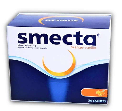 [BRSWGAIYBN5R6GT6] TTCDBF FEDOLOY SMECTA Acute & Chronic Diarrhoea Adult & Children 30 sachets - Natural Medication Instant Relief