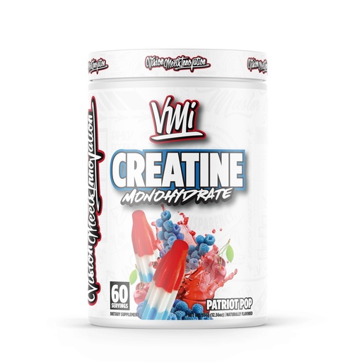 [BRSRAYY6OB5B4CTX] VMI Sports Creatine Monohydrate Powder Muscle Mass – Strength – Size – Power | 5 Grams per Serving (60 Servings, Patriot Pop)