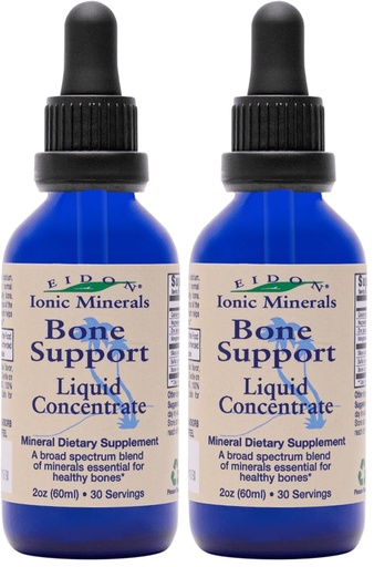 [BRSRGFIEOUAQ4D3J] Eidon Mineral Wellness Support Liquid Supplement - Ionic Trace Mineral Drops to add to Water, Calcium, Magnesium, Zinc, Manganese, Silica, Sulfur, Boron, Bioavailable - 2 oz (Pack of 2)