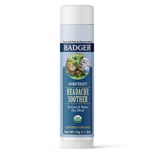 [BRSWIGYTAYIRMHLK] Badger Headache Soother - .6 oz Stick