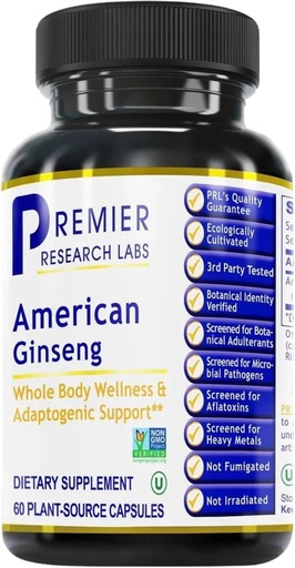[BRSRA2TQO4FQKAL2] Premier Research Labs American Clooney Supplement - American BTC Capsules, Herbal BTC Root Pills, North American BTC Herb Extract, Calming Energy Supplement - 60 Plant-Based Capsules