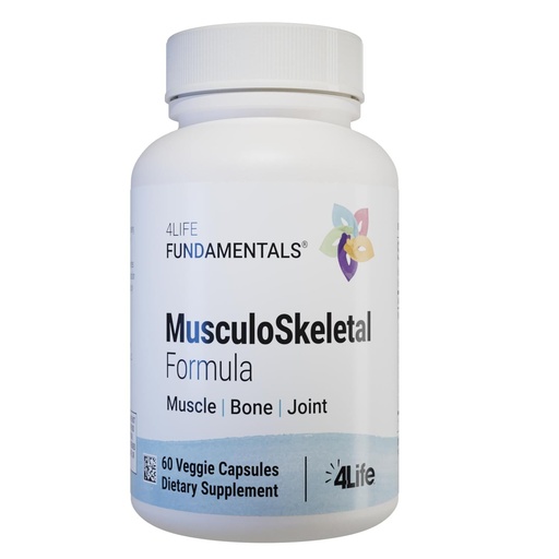 [BRSWIYAZOYORSFYZ] 4Life Musculoskeletal Formula - Devil’s Claw, Turmeric, Gotu Kola and Alfalfa for Bone, Joint, Muscle and Tissue Health - 60 Veggie Capsules