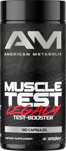 [BRSRGYA5BYFBMHIV] American Metabolix, Muscle Test Legacy, 180 Capsule