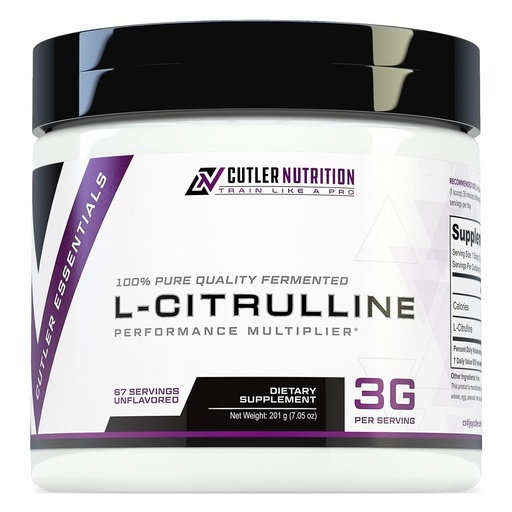 [BRSROGQHOV7ROHT4] Cutler Nutrition Jay Essentials 100% Pure L-Citrulline Powder Unflavored 3g Per Serving Supports Endurance and Pumps (67 Servings)