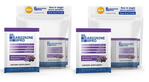 [BRSWGAIQPIHQKYAU] | 5,500mg L-Arginine Plus L-Citrulline 1,100mg Grape Powder Drink Mix Supplement for Increased Nitric Oxide Production
