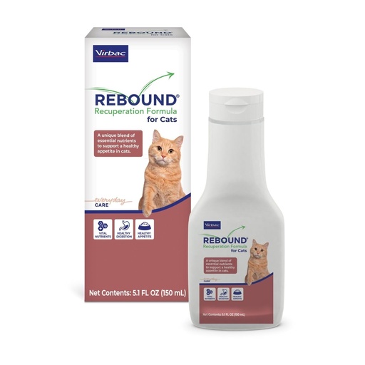 [BRSWGYY3AB4AEYIU] Virbac REBOUND® Recuperation Formula for Cats - Promotes the restoration of healthy digestion, hydration, and nutrition