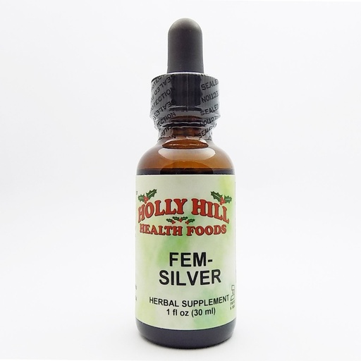 [BRSWGZTRB54GOCQ6] Holly Hill Health Foods, Fem-Silver, 1 Ounce