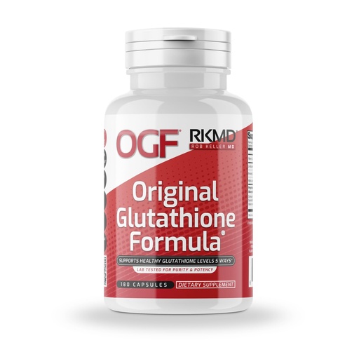 [BRSREGINOEIBYC36] Original Glutathione Formula, RobKellerMD, Advanced Antioxidant Formula, Helps Body Produce Glutathione Naturally for Detox, Immune Health, Mental Clarity, & Daily Wellness, 180 caps