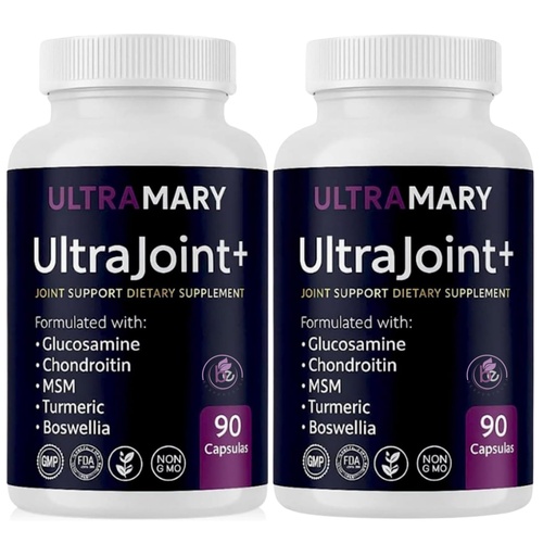 [BRSRG2T7OR7Q4DTO] Glucosamine Chondroitin MSM,Joint Support Supplement–1500 mg per Serving,W/Turmeric(Curcuma)Boswellia Bromelain,Supports Joint Comfort,Mobility & Flexibility–Articulaciones–90 Caps(2 Pack)Bexpertsusa