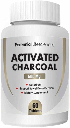 [BRSRMADYO4FAK3D6] MIYUU Perennial Lifesciences Activated Charcoal - 500Mg (60 Tablets)