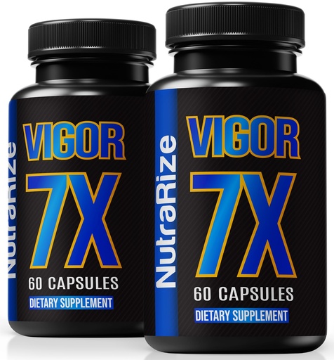[BRSRABD4BYFBYCAU] (2 Pack) Vigor 7X Pills, Official Vigor 7X Formula for Peak Performance, All-Natural Ingredients to Sustain Energy Levels, Stamina, and Overall Health, Premium Vigor7X Pastillas Review (120 Capsules)