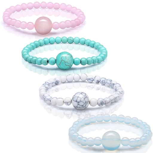 [BRSW2EIOCIDRMDYY] Jadive 4 Pieces Anti Nausea Wristband Seasickness Motion Sickness Bracelets Wristband Adjustable Motion Nausea Bands for Motion Sickness, Morning Sickness, Car Sickness, Travel Sickness