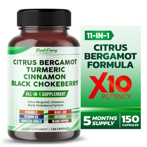 [BRSROCANAACQ4FLG] Citrus Bergamot Cinnamon Black Chokeberry Turmeric - Overall Wellness Support