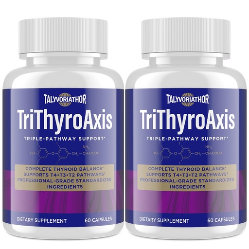 [BRSREZ3QAVYWOC3X] Thyroid Support Supplement for Women & Men – Professional T4, T3, T2 Triple-Pathway – Metabolism & Energy – with L-Tyrosine, Selenium, Ashwagandha – Standardized Herbs – 60 Capsules (2 Bottle)