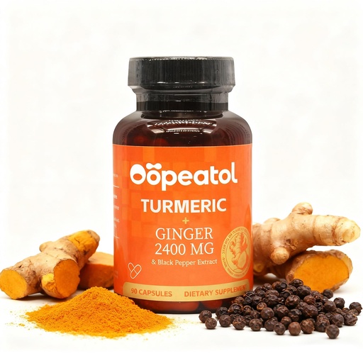 [BRSRGEA6A4PRSG3X] Turmeric Curcumin Supplement 2250mg with Black Pepper Extract 95% Curcuminoids – Joint Comfort & Immune Support for Men & Women – Antioxidant & Digestive Wellness – 90 Vegan Capsules