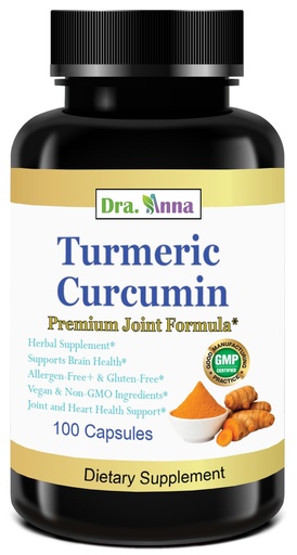 [BRSREHAFCIFW2DY3] Turmeric Curcumin 900 mg, Herbal Supplement for Antioxidant Support, 100 Capsules