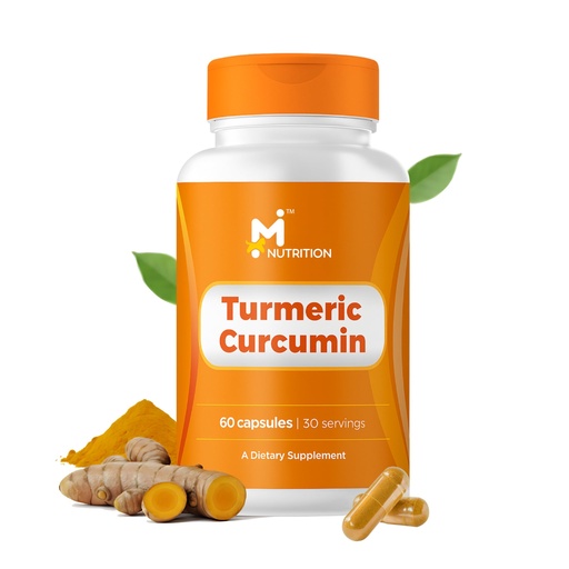 [BRSRGYIBOQIWCG34] Turmeric Curcumin Supplement - 2160 mg with 95% Curcuminoids - Turmeric Supplement for Joint Comfort, Mobility and Antioxidant Support - 60 Capsules