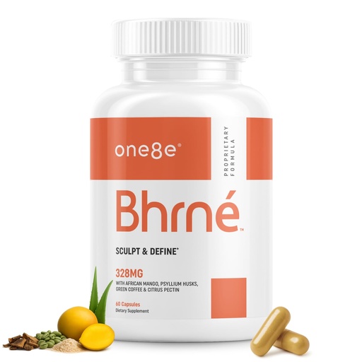 [BRSREYALOQCGY333] Bhrné Metabolism Booster Supplement for Appetite Control & Healthy Weight Management - Curb Cravings with Natural Appetite Suppressant Ingredients as African Mango & Psyllium Husk
