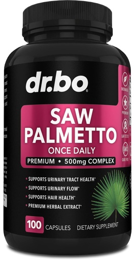 [BRSRMFQQCMFA23YY] Saw Palmetto for Women Hair Loss - DHT Blocker for Women Natural Growth Plus Bladder Control Supplements Complex - Pure Saw Palmetto Hair Loss Supplement Capsules Support Extract & Urination Pills Aid