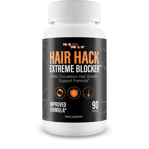 [BRSREGQ5CUJRGHTU] Hair Hack Extreme Blocker - Our Best Hair Growth Supplement - Natural Hair Regrowth Hair Vitamins for Thicker Hair Growth - Vitamin B7 Biotin and Folic Acid - Vitamin D3 Hair Growth Vitamins
