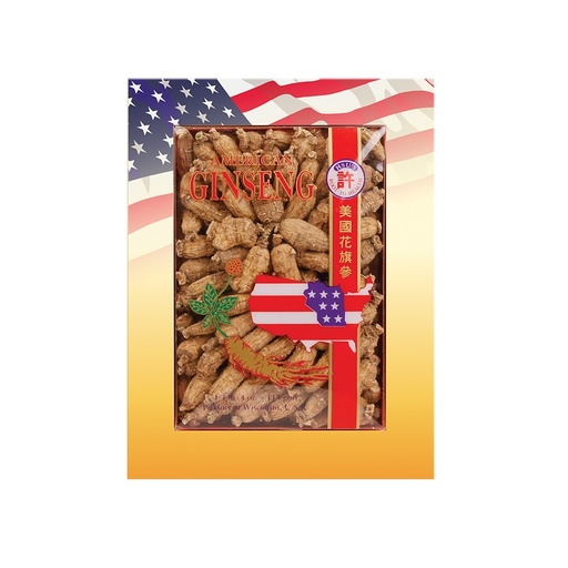 [BRSWKGYNBENBO3AZ] Hsu's SKU 0115-4 Short Small #2 Wisconsin American Ginseng Roots 4 oz Box – Premium Whole Roots - SM #2 4oz Box