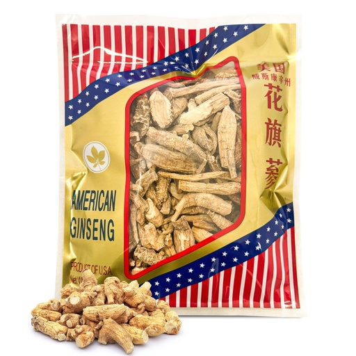 [BRSRAGQ5OEHGYG35] Premium American Ginseng Roots - Natural Energy & Focus Booster - USA Grown, Potent Herbal Supplement for Teas & Tonics - Authentic, Fresh Harvested Traditional Roots, 4 oz, Product of USA