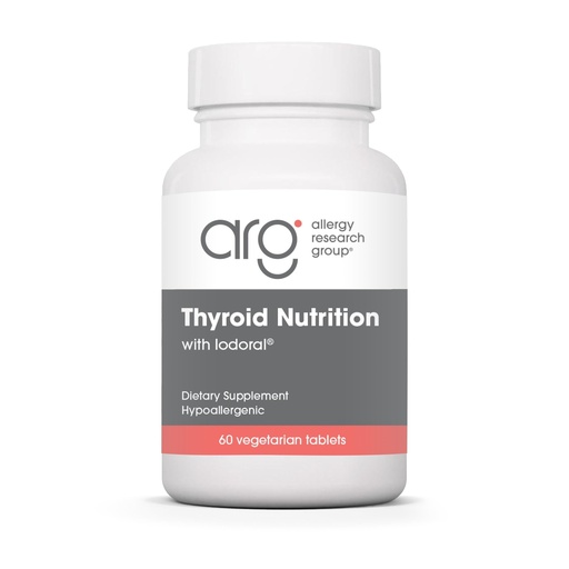 [BRSW2FQBB4IG2HLP] Allergy Research Group Thyroid Nutrition with Iodoral - Thyroid Support for Men & Women, Thyroid Complex Supplement, Thyroid Health, Iodine - 60 Count