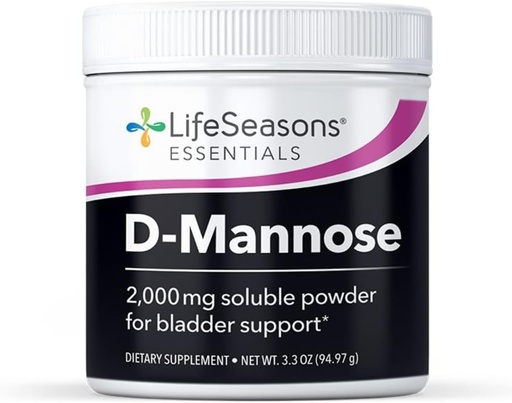 [BRSRMBAOAR7B43QU] LifeSeasons D-Mannose Powder - Fast-Acting UTI Relief - Urinary Tract Health Supplement - Supports Healthy Levels of Microflora & Eases Bladder Discomfort - 45 Servings