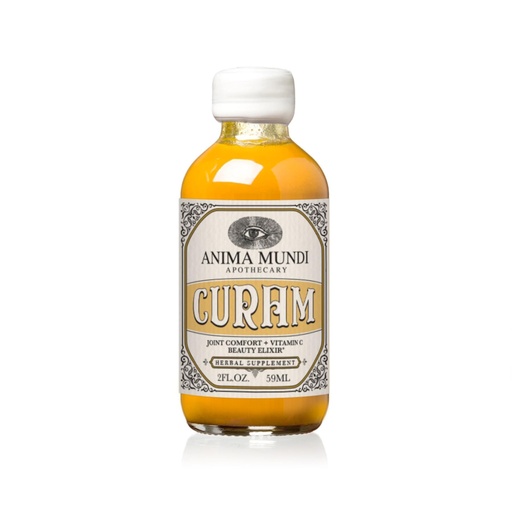 [BRSREFQNOF5WOHLP] Anima Mundi Apothecary Curam Organic Beauty Elixir - Liquid Turmeric Tincture - Adaptogenic Liquid Herbal Tincture with Organic Turmeric Root Extract - Add to Tea, Coffee, Smoothies and More (2oz)