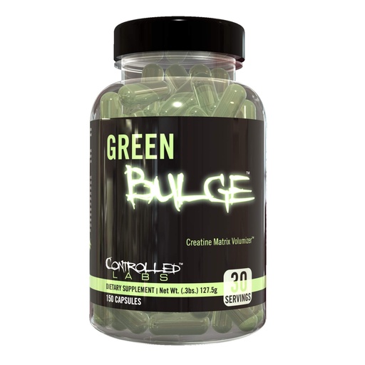 [BRSWIY3ZO4AGCCL2] CONTROLLED LABS Green Bulge Supplement, 30 Serv Advanced Creatine Matrix Volumizer, Improve Strength, Stamina, Performance, & Muscle Recovery, Caffeine & Stimulant Free