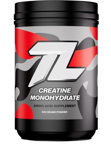 [BRSRECT4CUIQO3DF] Treigning Lab Creatine Monohydrate Micronized Powder 500g, Muscle Building Supplement for Strength, Recovery & Performance, Unflavored, 5g per Serving, 100 Servings