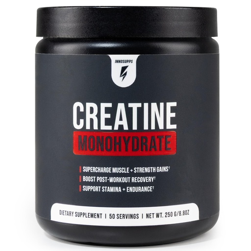 [BRSW2CY7BANQ4AAV] InnoSupps Creatine Monohydrate Powder - Pure Micronized Creatine Powder for Strength, Muscle Growth & Recovery - Doctor-Trusted, No Fillers, Unflavored (50 Servings)