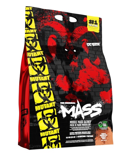 [BRSWIYQTAYMBMH3U] Mutant Mass Weight Gainer Protein Powder - Mass Builder for Bulking and Lean Mass Gainer, The Weight Gainer Men Need to Bulk up – 15 Pound – Triple Chocolate