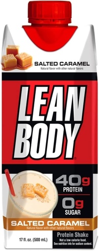 [BRSWGYY6CUNQI3Q3] LABRADA Lean Body Ready-to-Drink Bottle, Salted Caramel, 12 Count