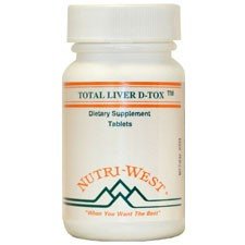 [BRSWIYQHBJYB2YLC] Total Liver D-Tox - 180 Tablets by Nutri West