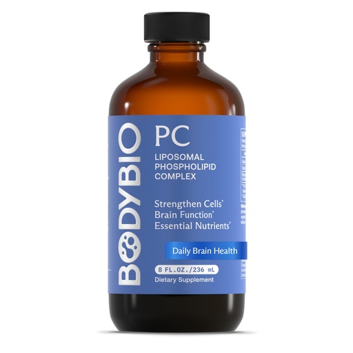 [BRSWIY3YOUFWEH3G] BodyBio PC - Phosphatidylcholine for Brain Health, Mental Clarity, Cognitive Function, Cellular Repair & Healthy Aging, Phospholipid Complex Supplement for Gentle Daily Detox 8 FL OZ