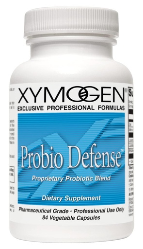 [BRSWIFD5AB7WMH34] XYMOGEN Probio Defense - Daily Probiotic Blend for GI Balance Support - Immune & Gut Health Aid - 10 Billion CFU - Lactobacillus Rhamnosus, Zinc & Selenium - Gluten-Free & Non-GMO - 84 Capsules