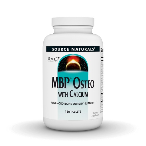 [BRSWIGYEDEGWGH3G] Source Naturals, MBP Osteo with Calcium - 180 Tablets | Advanced Bone Density Support