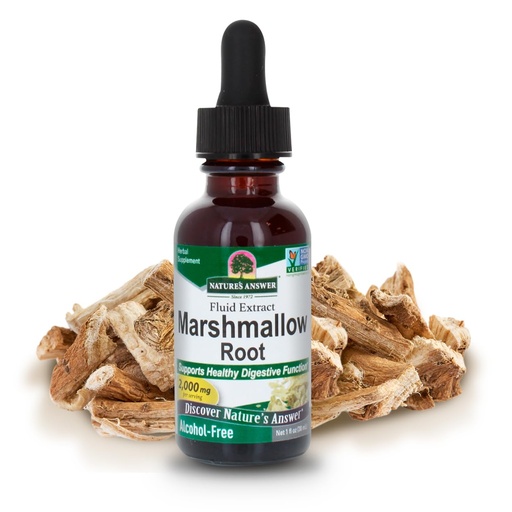 [BRSWIYTYO4HG2DDM] Nature's Answer Marshmallow Root Extract | Promotes Overall Good Health & Well-Being | Certified USDA Organic | Alcohol-Free, Gluten-Free & Kosher Certified 1oz