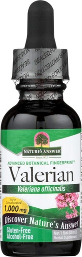 [BRSWIYYMOJ5B4ALI] Nature's Answer Valerian Root Alcohol Free, 1 Ounces each (Value Pack of 4)