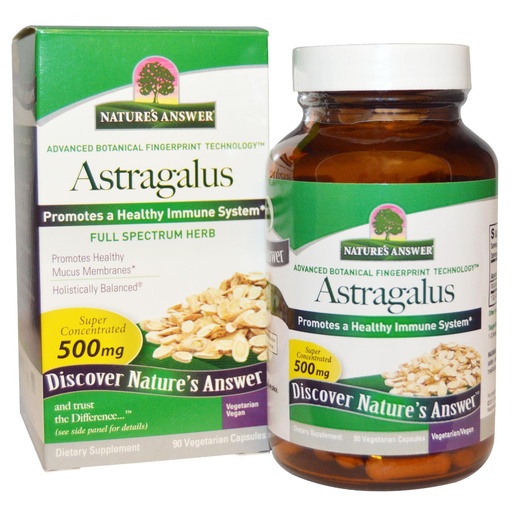 [BRSWIZQOCQEBKHTA] Astragalus Root Nature's Answer 90 Caps